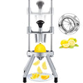 8-Section Commercial Easy Wedger Stainless Steel Blade Fruit Lime Slicer, Lemon Cutter 8 Wedges for Bar Restaurant