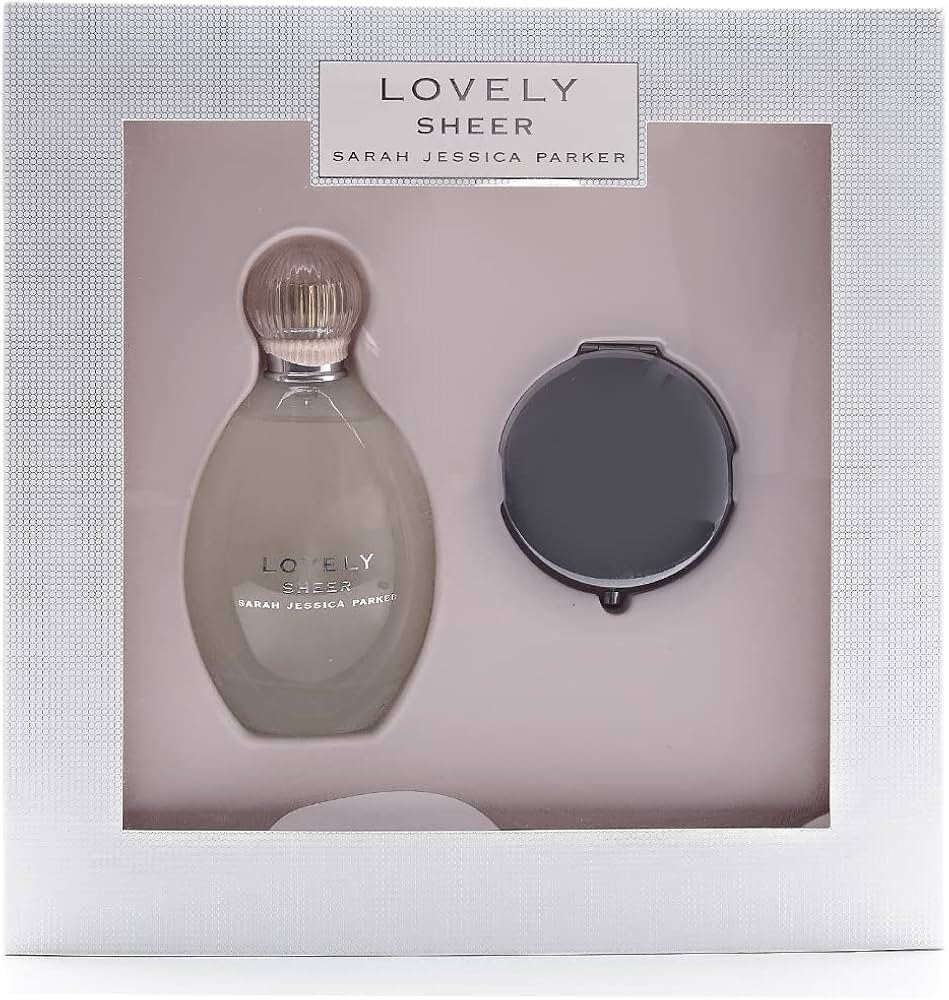 Lovely sheer sarah jessica parker 2 pcs set: 3.4 eau de parfum spray + compact mirror